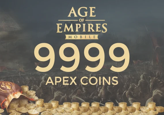 Age of Empires Mobile - 9999 Apex Coins Direct Top-Up - GLOBAL